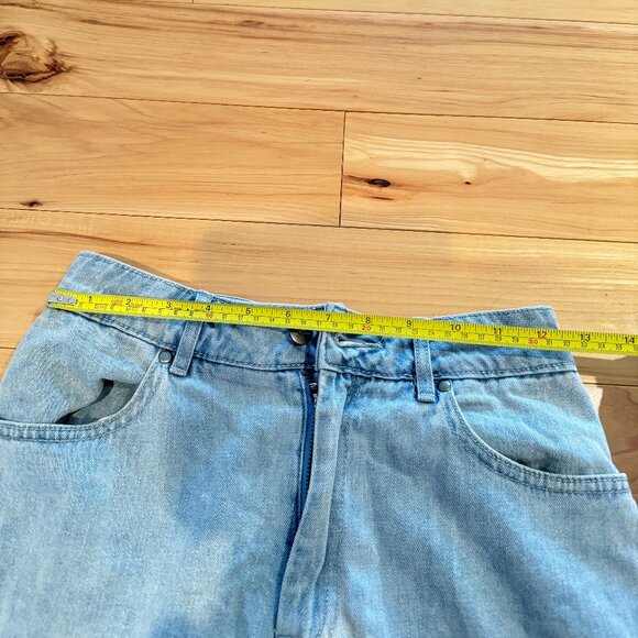 AFENDS Women's Shelby Hemp Organic Cotton Denim Cut Off Shorts - Stone Blue 26 - Picture 3 of 6